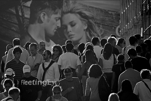 Crowds in Venice