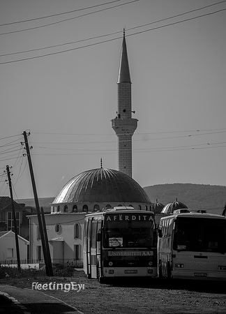 Busses at the Mosque