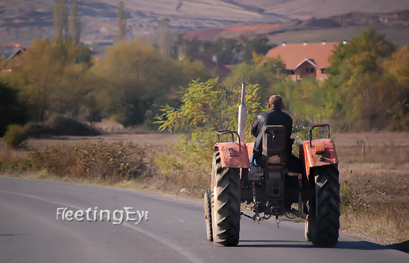 Tractor on the Road